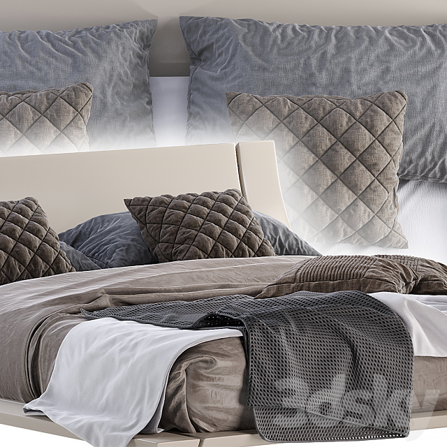 Bed Mondo Collection-Aqua 2 3DSMax File - thumbnail 2