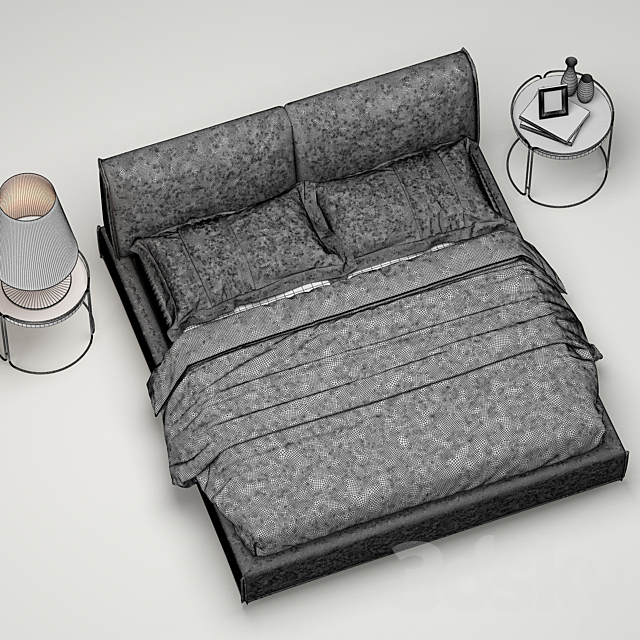 Bed Monolith. Ditre Italia 3DSMax File - thumbnail 3