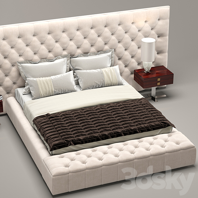 Bed Napaleon. Longhi 3DSMax File - thumbnail 2