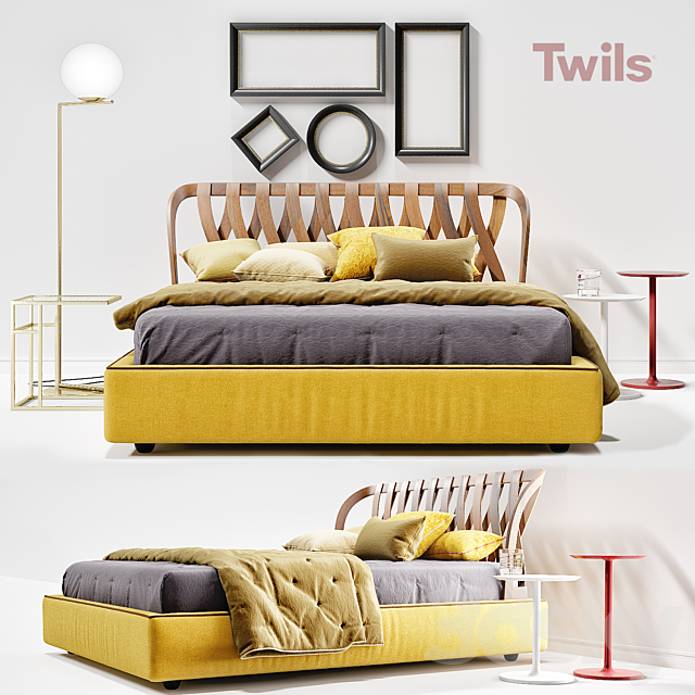 Bed Natural Twils 3DSMax File - thumbnail 1