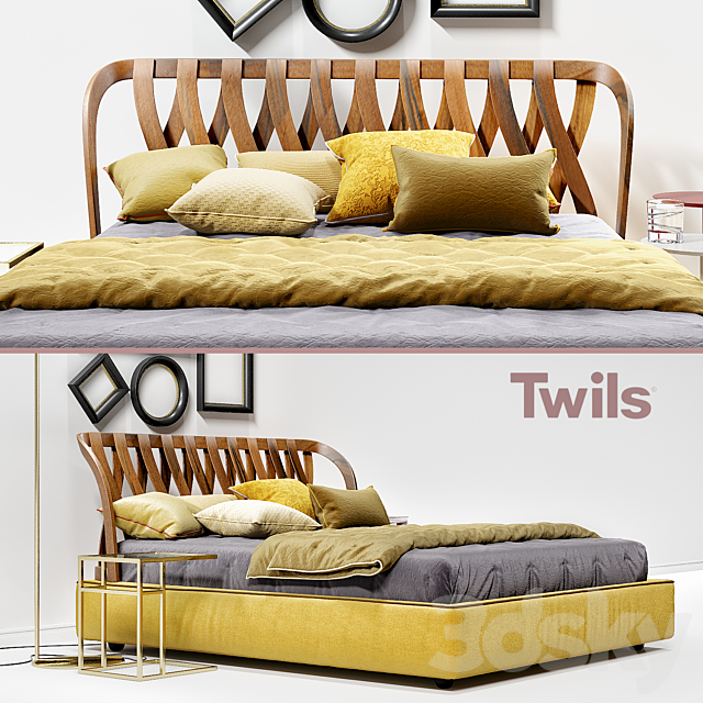 Bed Natural Twils 3DSMax File - thumbnail 2