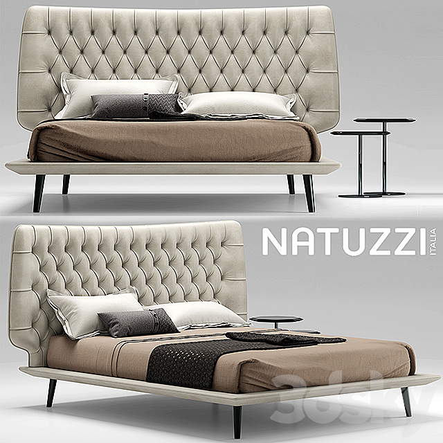 Bed natuzzi Dolcevita 3DSMax File - thumbnail 1