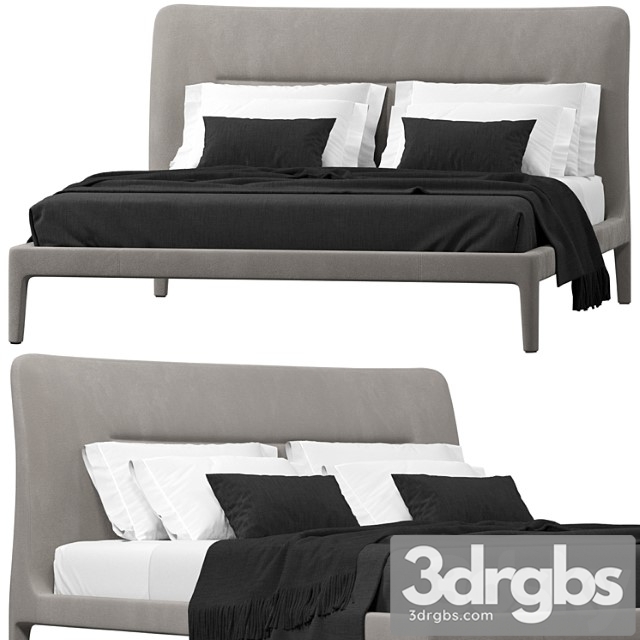 Bed natuzzi venere 2 3dsmax Download - thumbnail 1