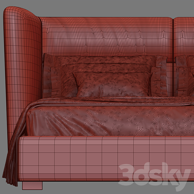 Bed New York Zlatamebel 3DSMax File - thumbnail 3