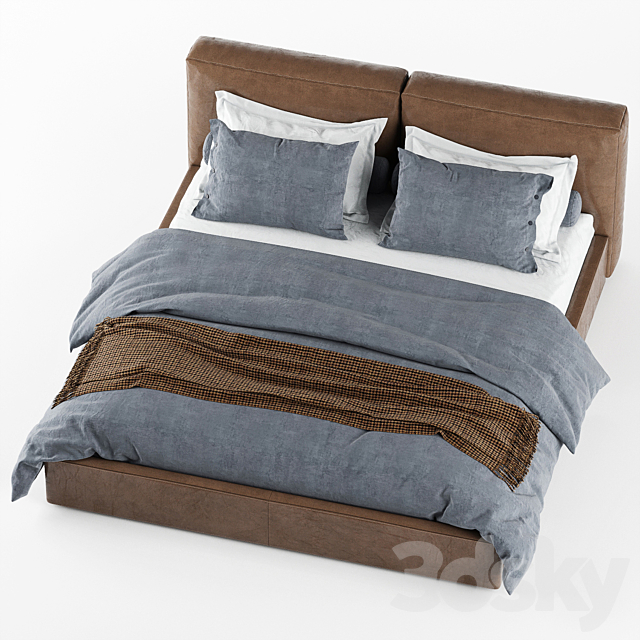 Bed Nicoline Soft 3DSMax File - thumbnail 2