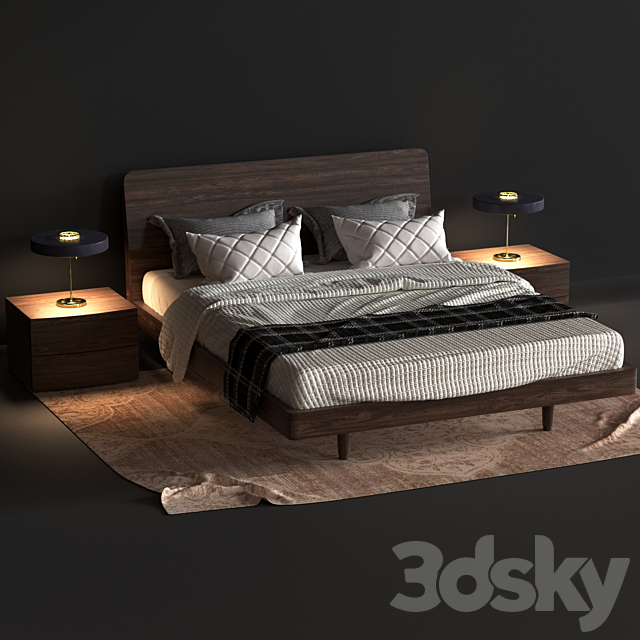 Bed Novamobili Dedalo 3DSMax File - thumbnail 1