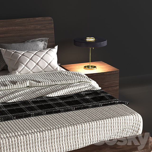 Bed Novamobili Dedalo 3DSMax File - thumbnail 2