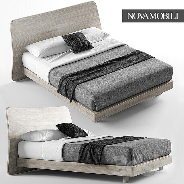 Bed Novamobili Sheet 3DSMax File - thumbnail 1