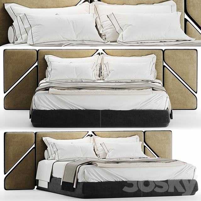 bed of my design vol3 3DSMax File - thumbnail 1