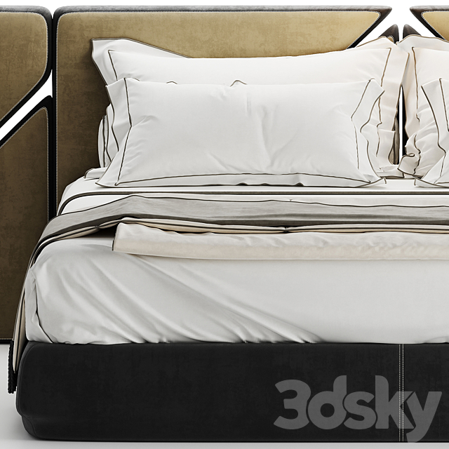 bed of my design vol3 3DSMax File - thumbnail 3