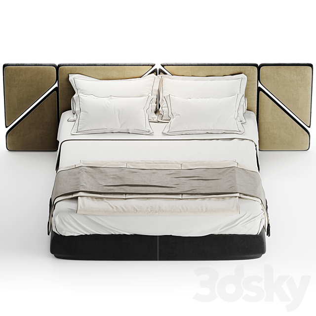 bed of my design vol3 3DSMax File - thumbnail 4