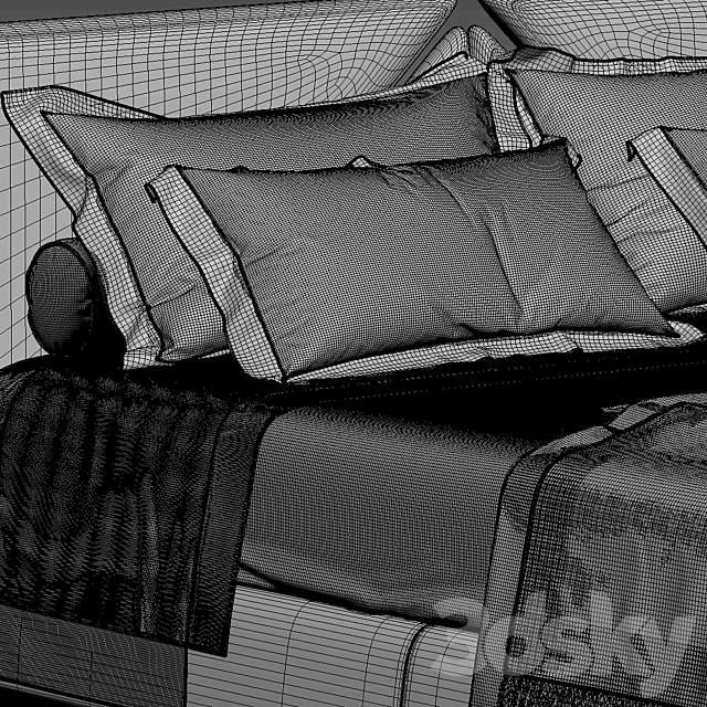 bed of my design vol3 3DSMax File - thumbnail 6