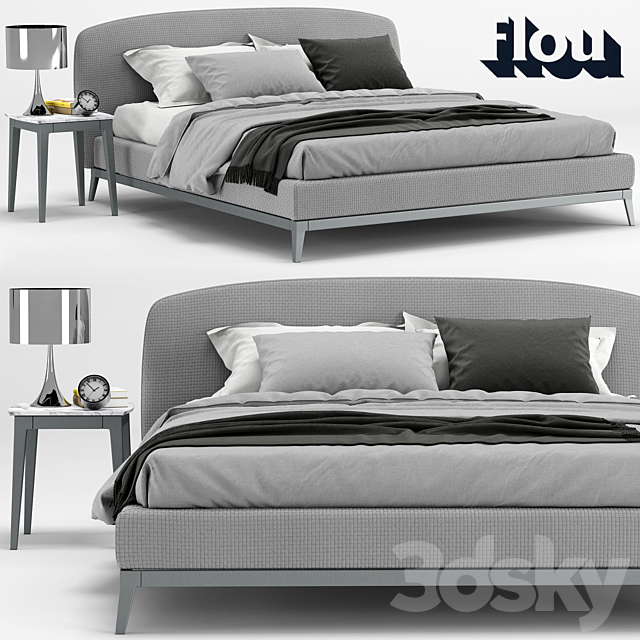 Bed Olivier. Flou 3DSMax File - thumbnail 1