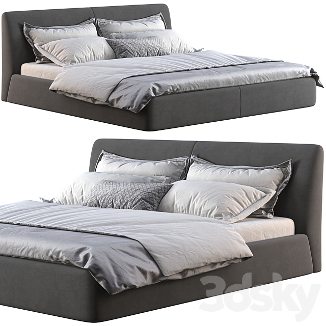 Bed one mebel nuvo 3DSMax File - thumbnail 1