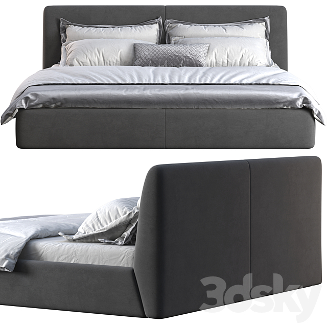 Bed one mebel nuvo 3DSMax File - thumbnail 2