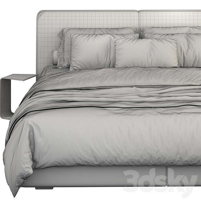 Bed one mebel nuvo 3DSMax File - thumbnail 4