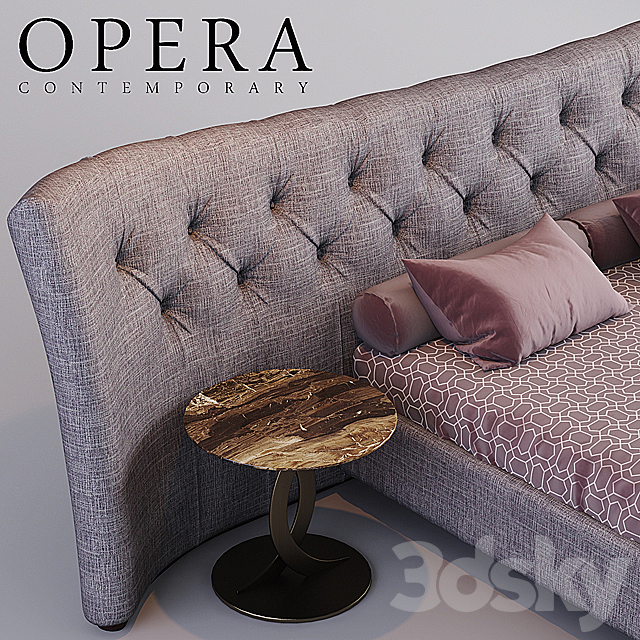 Bed opera BUTTERFLY 3DSMax File - thumbnail 2