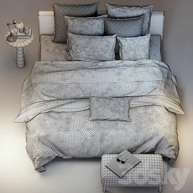 Bed Orizzonti Lipari 3DSMax File - thumbnail 3