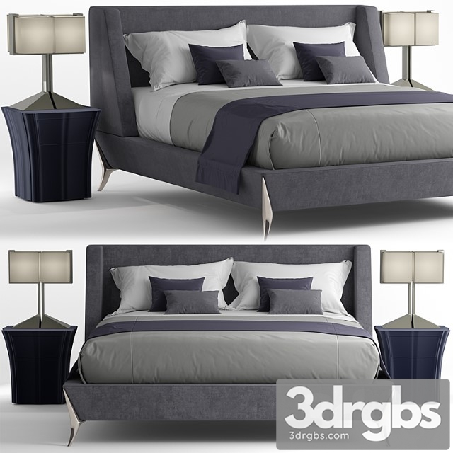 Bed paul mathieu gem 2 3dsmax Download - thumbnail 1