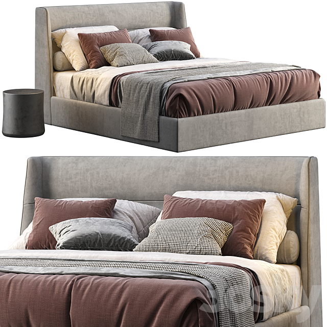 Bed poliform chloe 3DSMax File - thumbnail 1