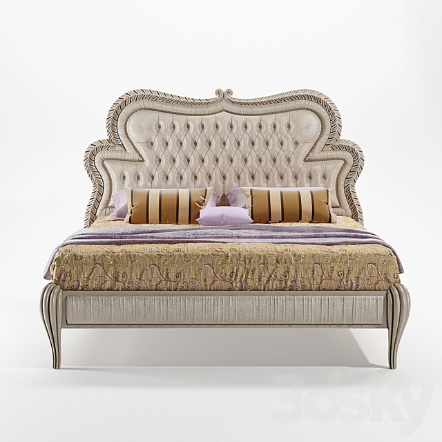 Bed Pregno Bisanzio L88-200t 3DSMax File - thumbnail 1