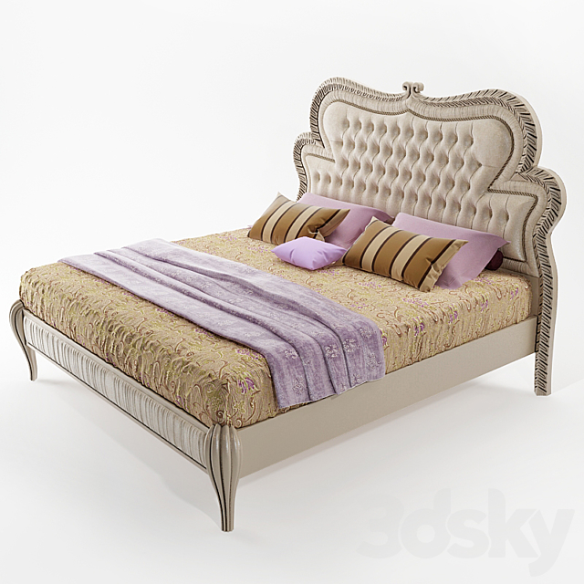 Bed Pregno Bisanzio L88-200t 3DSMax File - thumbnail 2