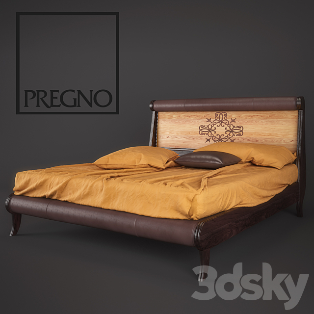 Bed Pregno L63 3DSMax File - thumbnail 1