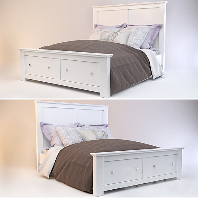 Bed “Princess” with a bed 3DSMax File - thumbnail 1