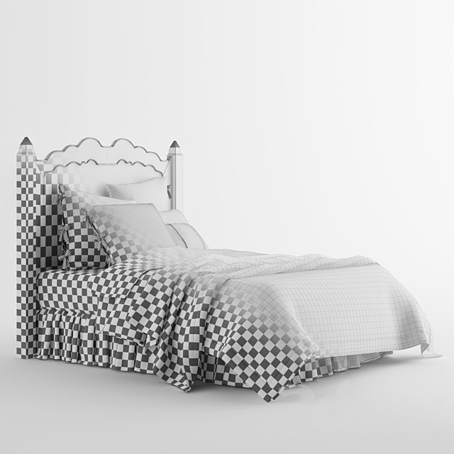 Bed Provanse 3DSMax File - thumbnail 3