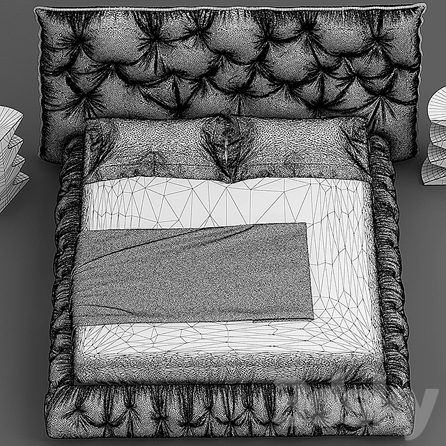 Bed punto bed pianca 3DSMax File - thumbnail 3