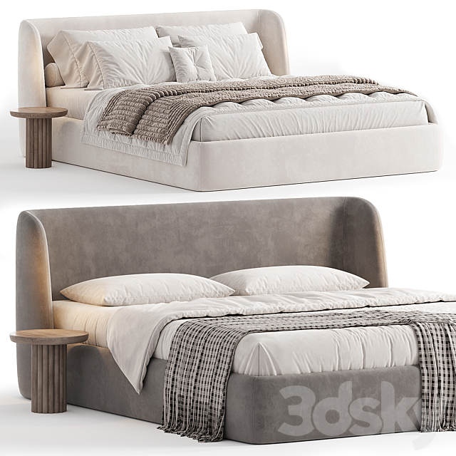 Bed Pyora 3ds Max - thumbnail 1