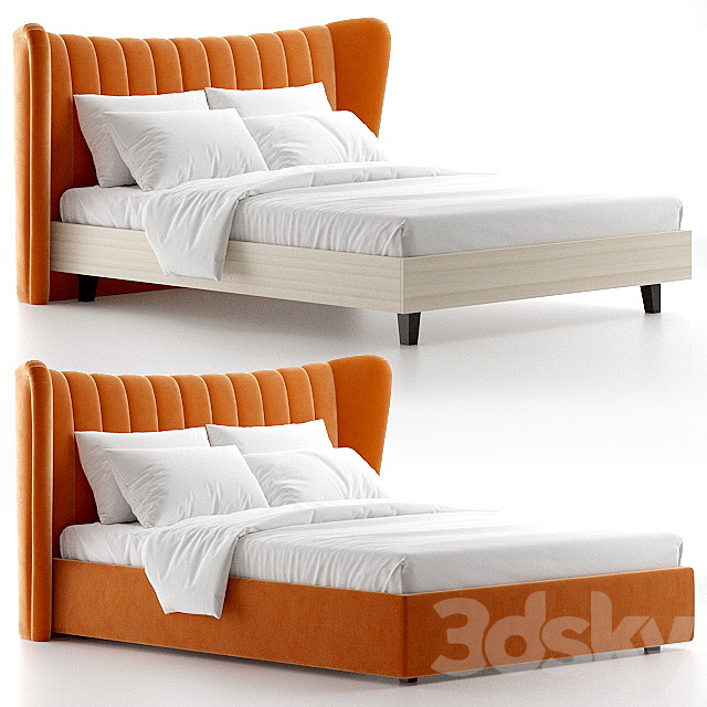 Bed Queen Agata 3DSMax File - thumbnail 4