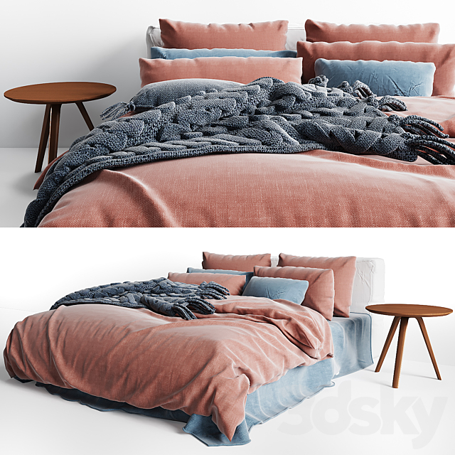 Bed Restoration Hardware 3DSMax File - thumbnail 1