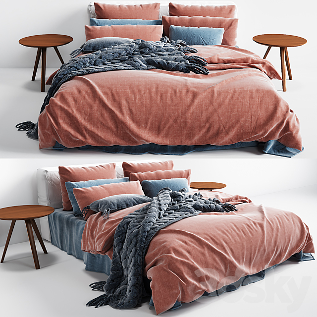 Bed Restoration Hardware 3DSMax File - thumbnail 2