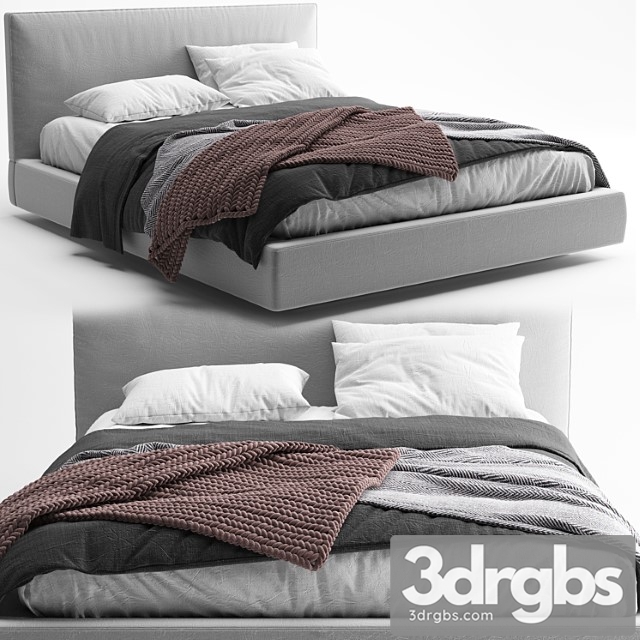 Bed richard b&b italia 2 3dsmax Download - thumbnail 1