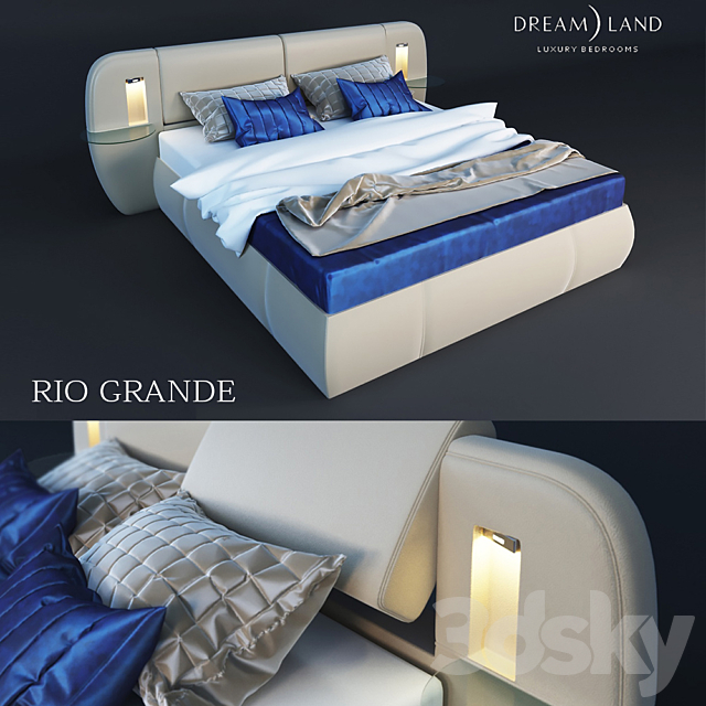 Bed Rio Grande Dreamland 3DSMax File - thumbnail 1