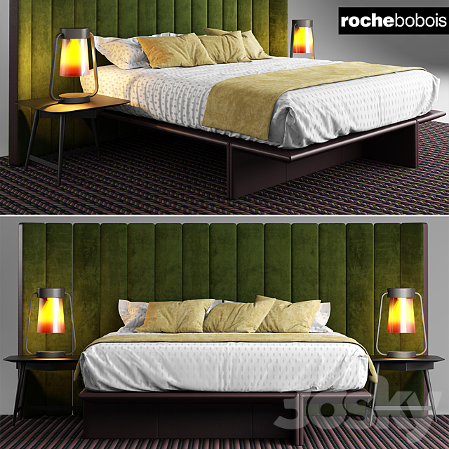 Bed roche bobois backstage bed 3DSMax File - thumbnail 1