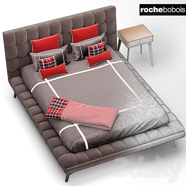 Bed roche bobois LIT BED PROFILE 3DSMax File - thumbnail 3