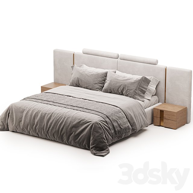 Bed Rubik Big 3ds Max - thumbnail 2