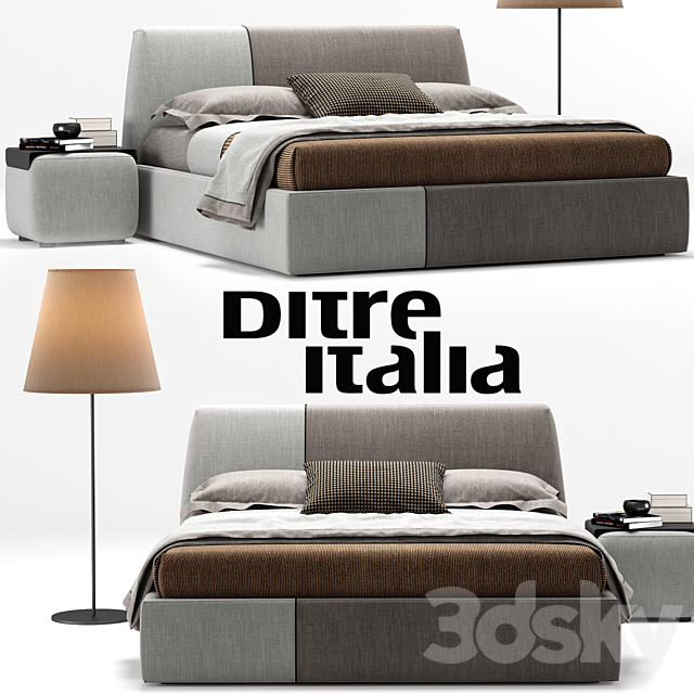 Bed Sanders. Ditre Italia 3DSMax File - thumbnail 1