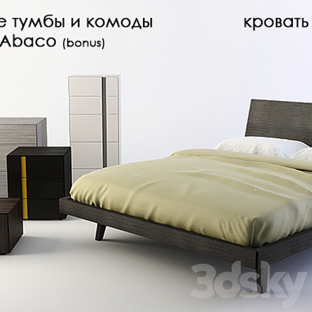 bed SanGiacomo Febo 1.0 3ds Max - thumbnail 1