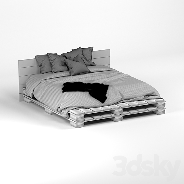 Bed Scott 3DSMax File - thumbnail 4