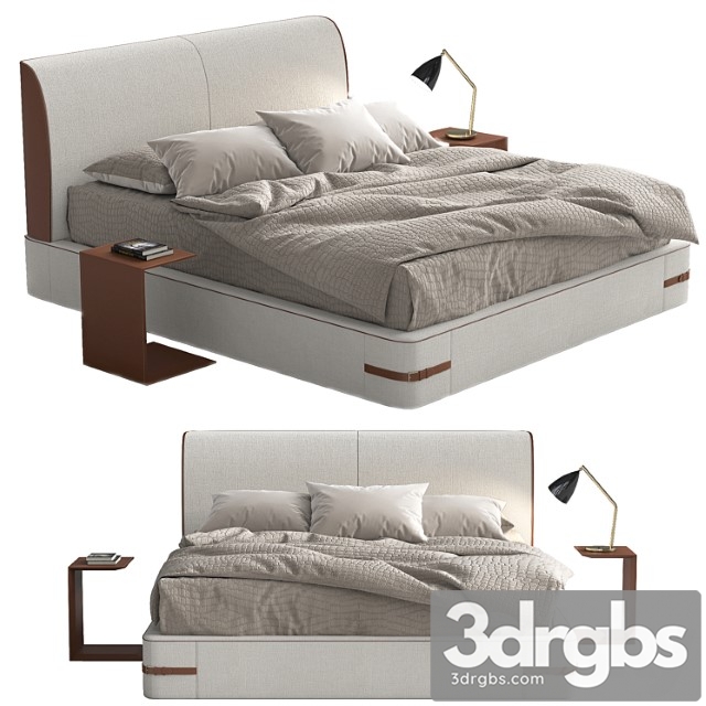 Bed Sebastian by Chaarme Letti 3dsmax Download - thumbnail 1