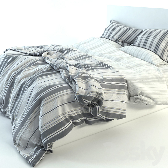 Bed set 3DSMax File - thumbnail 1