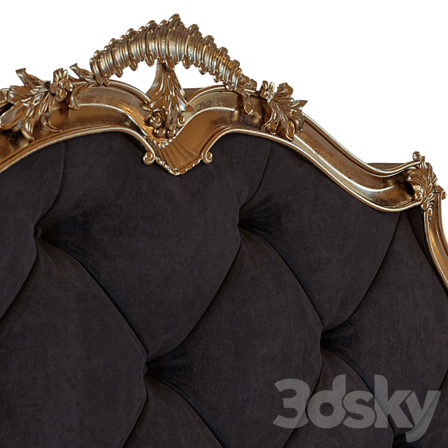 Bed – Sissi capitonne – Cantori 3DSMax File - thumbnail 3