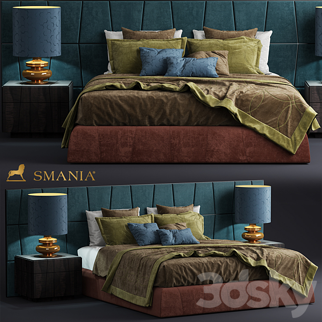 Bed smania colorado 3DSMax File - thumbnail 1