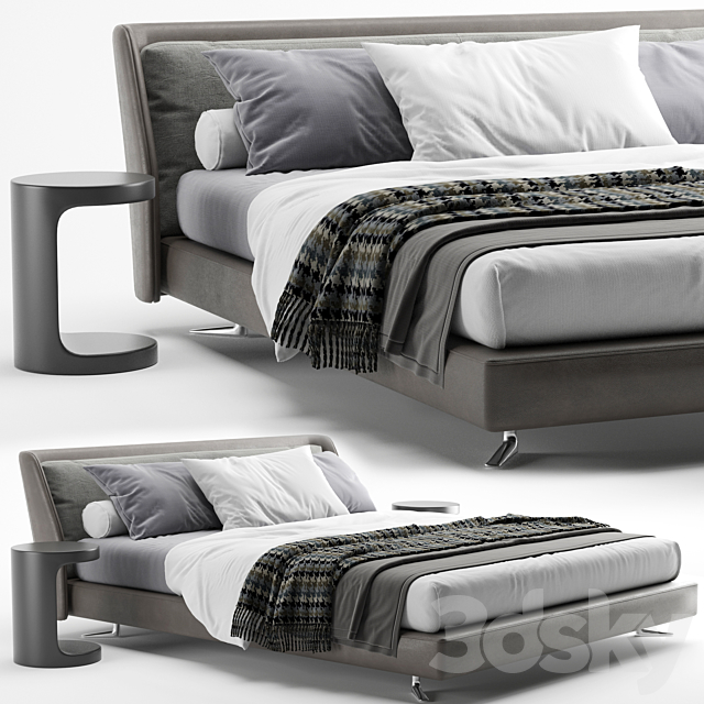 Bed spencer minotti 3DSMax File - thumbnail 3