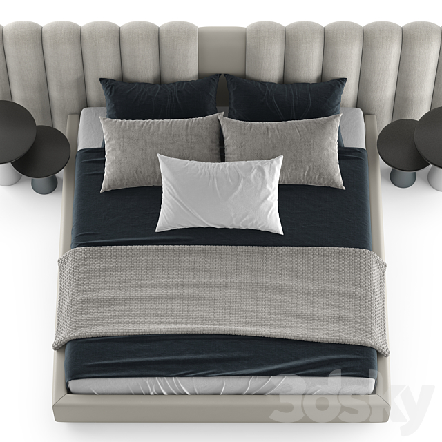 Bed Stella del Mobile PR.61 3DSMax File - thumbnail 4