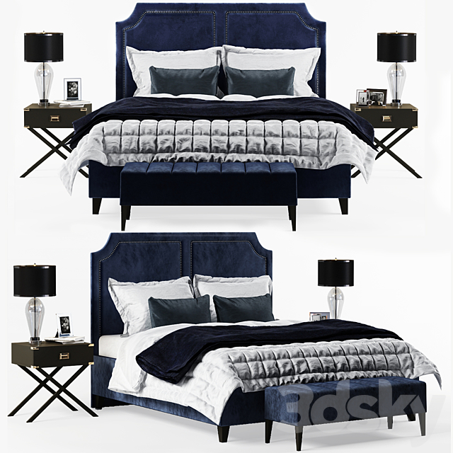 Bed Stella del Mobile Srl 2018 PR.68 3DSMax File - thumbnail 1