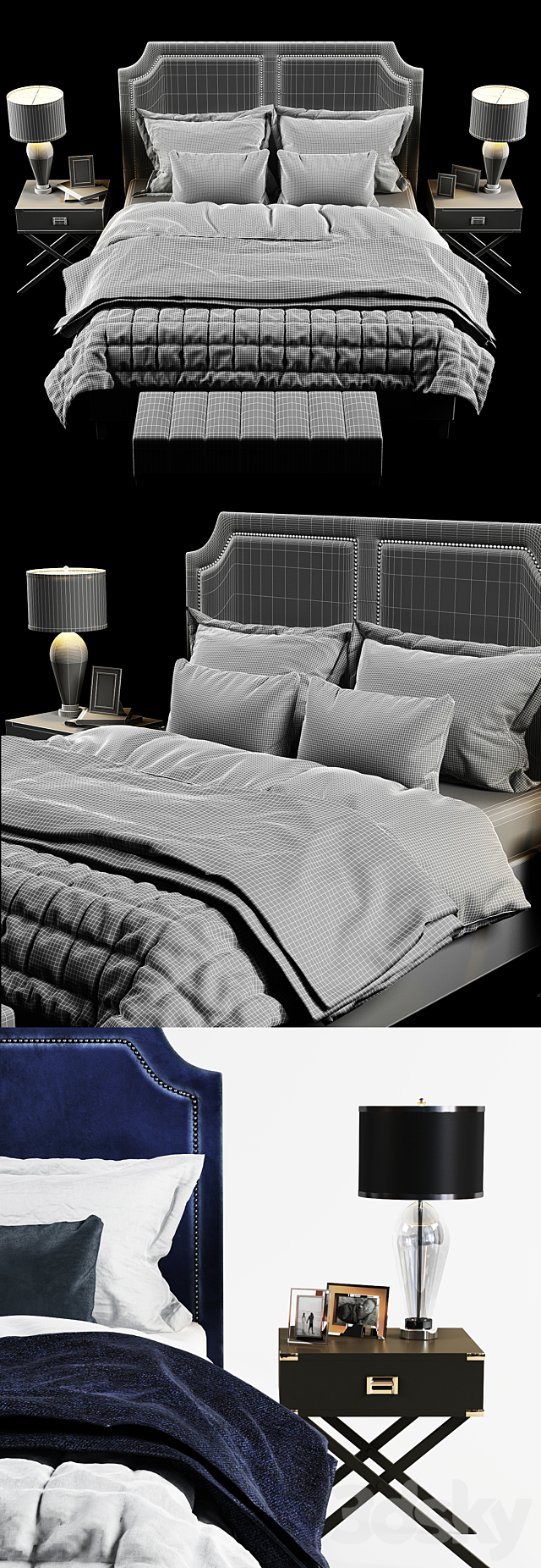 Bed Stella del Mobile Srl 2018 PR.68 3DSMax File - thumbnail 3